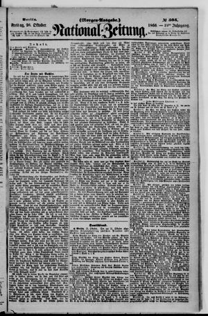 Nationalzeitung vom 26.10.1866