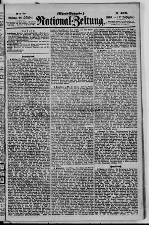 Nationalzeitung on Oct 26, 1866
