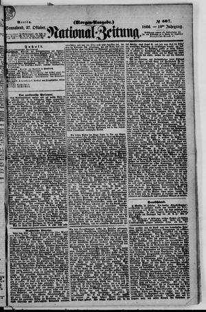 Nationalzeitung vom 27.10.1866