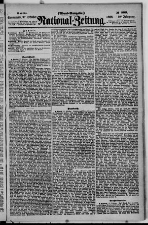 Nationalzeitung on Oct 27, 1866