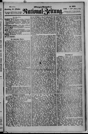 Nationalzeitung vom 28.10.1866