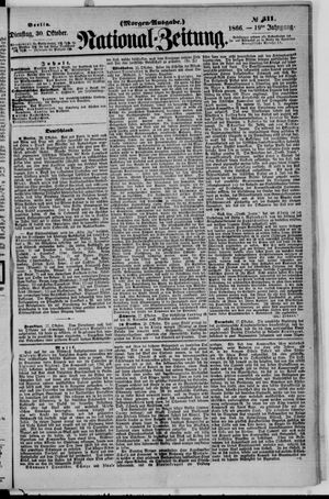 Nationalzeitung vom 30.10.1866