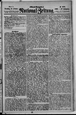Nationalzeitung vom 30.10.1866