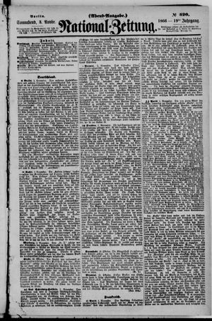 Nationalzeitung vom 03.11.1866