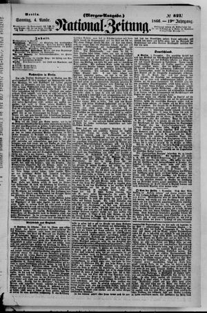 Nationalzeitung on Nov 4, 1866