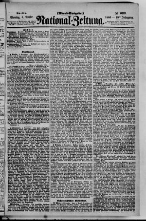 Nationalzeitung on Nov 5, 1866