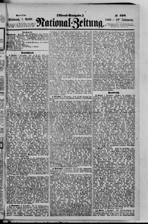 Nationalzeitung on Nov 7, 1866