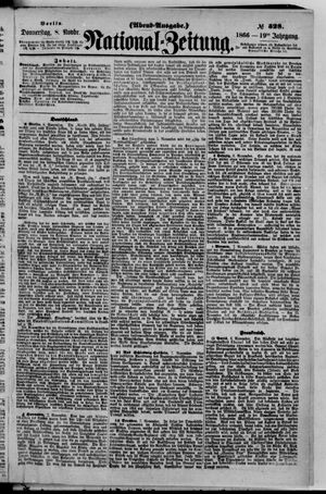 Nationalzeitung vom 08.11.1866