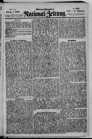 Nationalzeitung vom 09.11.1866
