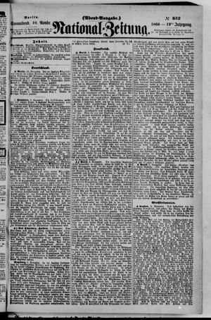 Nationalzeitung vom 10.11.1866