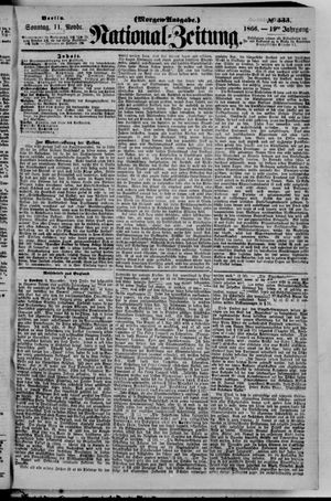 Nationalzeitung on Nov 11, 1866