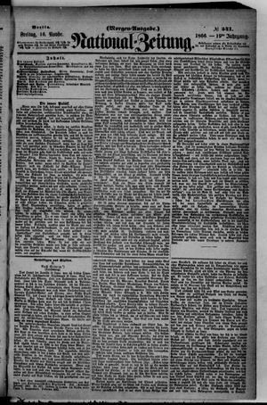 Nationalzeitung vom 16.11.1866