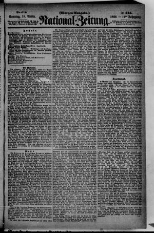 Nationalzeitung on Nov 18, 1866