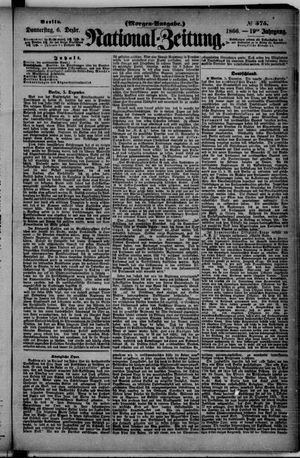 Nationalzeitung on Dec 6, 1866