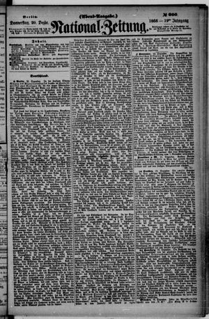 Nationalzeitung vom 20.12.1866
