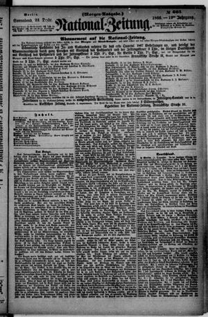 Nationalzeitung on Dec 22, 1866