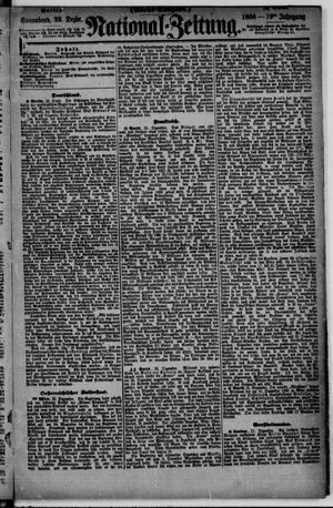 Nationalzeitung on Dec 22, 1866