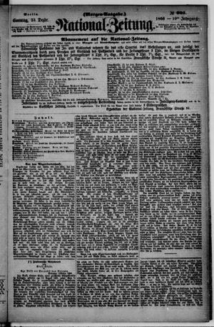 Nationalzeitung vom 23.12.1866