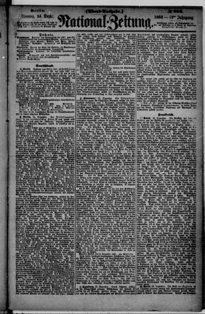 Nationalzeitung vom 24.12.1866