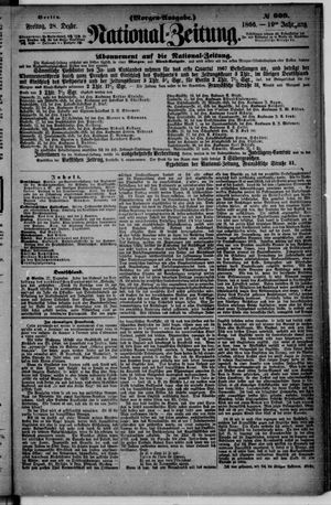 Nationalzeitung vom 28.12.1866
