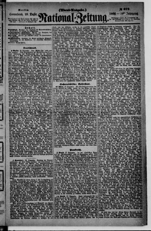Nationalzeitung vom 29.12.1866