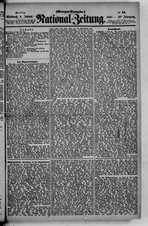 Nationalzeitung vom 09.01.1867