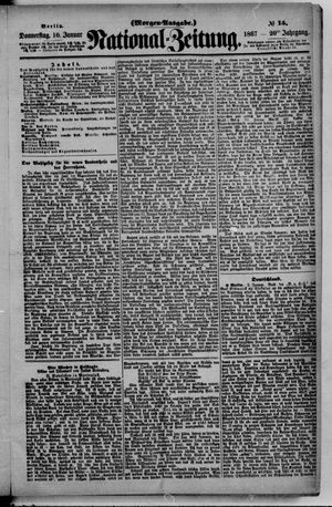 Nationalzeitung vom 10.01.1867