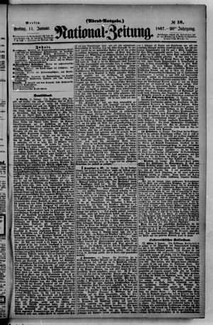 Nationalzeitung on Jan 11, 1867
