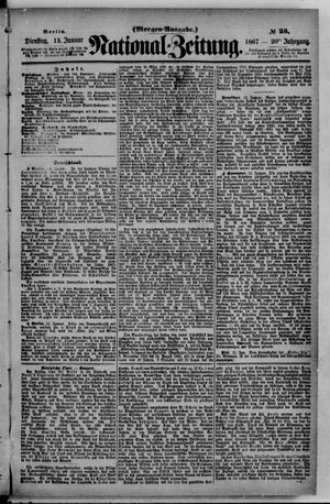 Nationalzeitung vom 15.01.1867