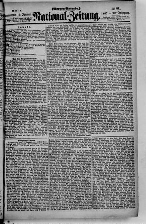 Nationalzeitung vom 19.01.1867