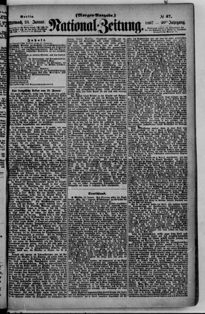 Nationalzeitung vom 23.01.1867