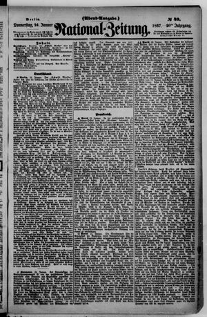 National-Zeitung vom 24.01.1867