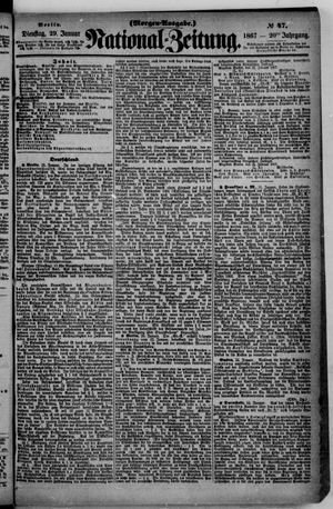 Nationalzeitung vom 29.01.1867