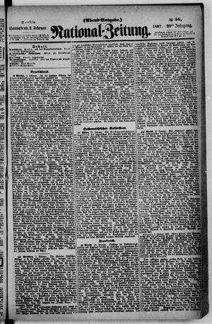 Nationalzeitung vom 02.02.1867
