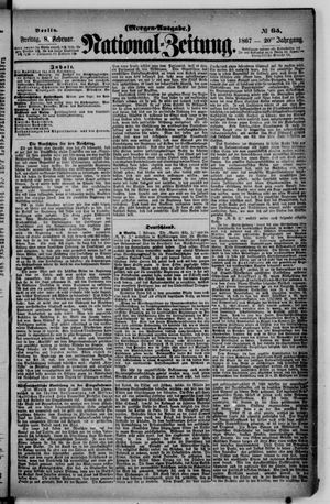 Nationalzeitung vom 08.02.1867