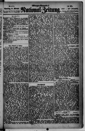 Nationalzeitung vom 10.02.1867
