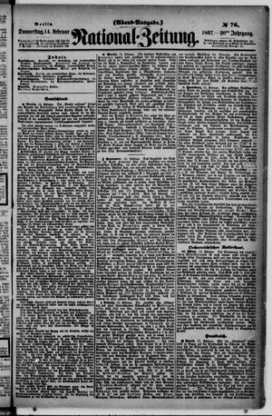 National-Zeitung vom 14.02.1867