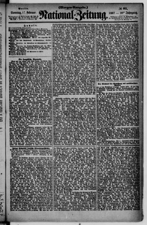 Nationalzeitung vom 17.02.1867