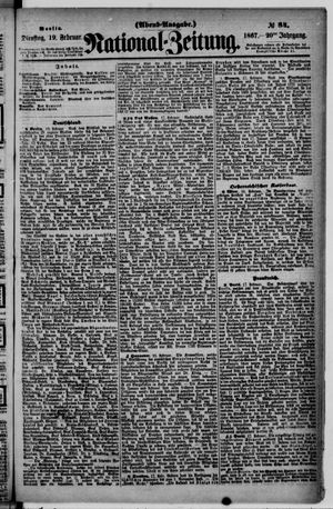 Nationalzeitung vom 19.02.1867