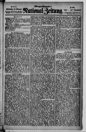 Nationalzeitung vom 20.02.1867
