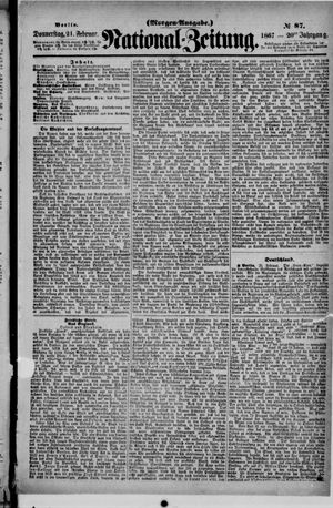Nationalzeitung on Feb 21, 1867