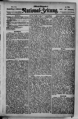 Nationalzeitung on Feb 21, 1867