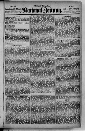 Nationalzeitung vom 23.02.1867