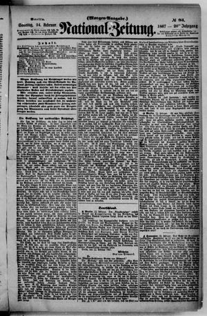 Nationalzeitung vom 24.02.1867