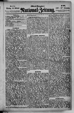 National-Zeitung vom 25.02.1867