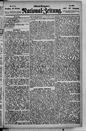 Nationalzeitung vom 26.02.1867