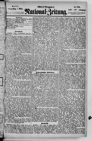 Nationalzeitung vom 07.03.1867