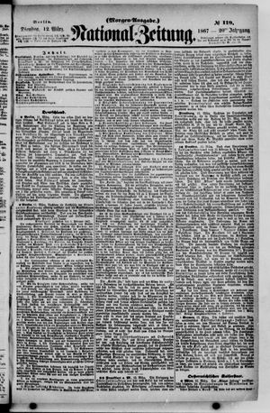Nationalzeitung vom 12.03.1867