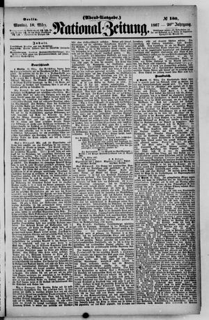 Nationalzeitung vom 18.03.1867