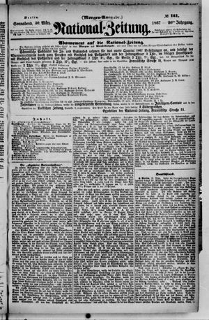 Nationalzeitung vom 30.03.1867